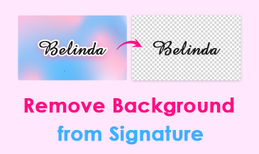 Remove Background from Signature