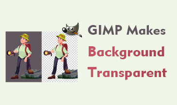 GIMP Makes Background Transparent