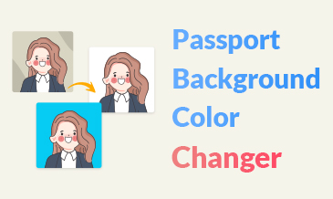 使用 AI 工具更改护照照片背景颜色