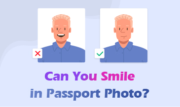 你能在护照照片中微笑吗？这是答案