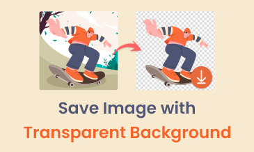 如何保存具有透明背景的图像 - 最佳方法