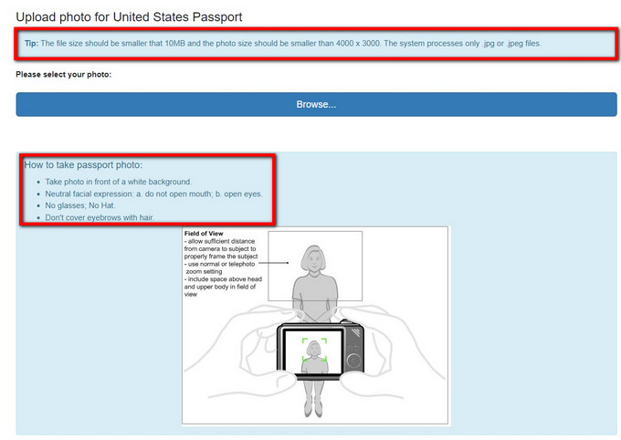 Passport shooting tips