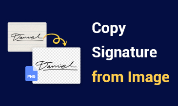 Copia la firma dall'immagine