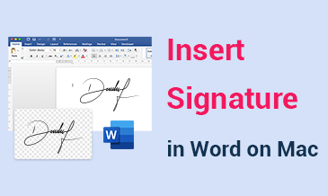 Insert Signature in Word on Mac