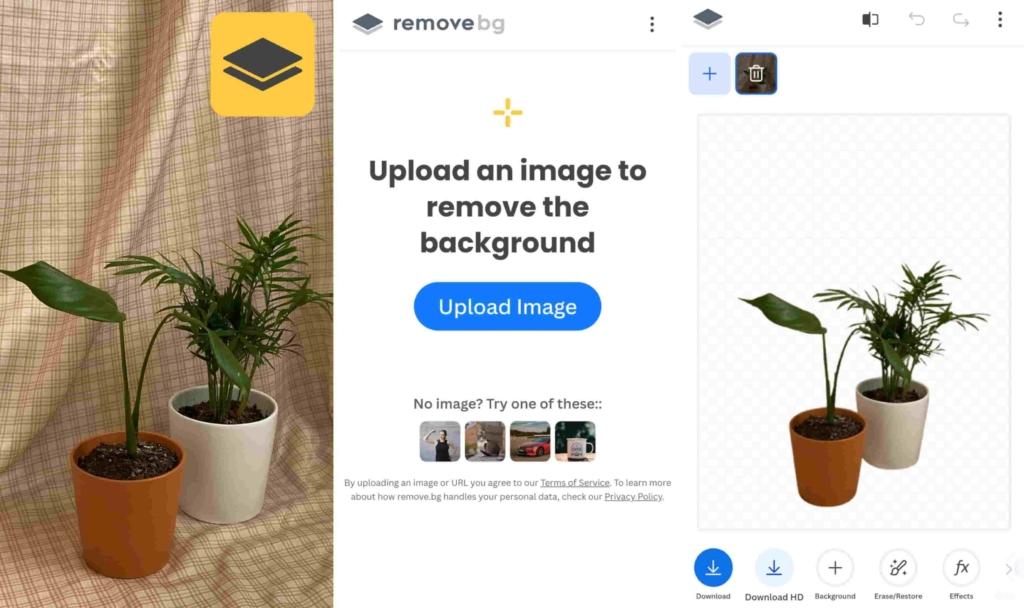 remove.bg – aplicativo de remoção de fundo gratuito