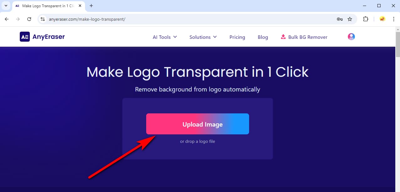 Visita AnyEraser Transparent Logo Maker